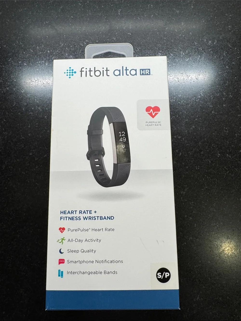 fitbit alta HR Fitness - Black, size Small